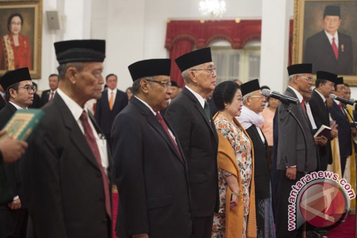 Presiden lantik pejabat UKP Pembinaan Ideologi Pancasila