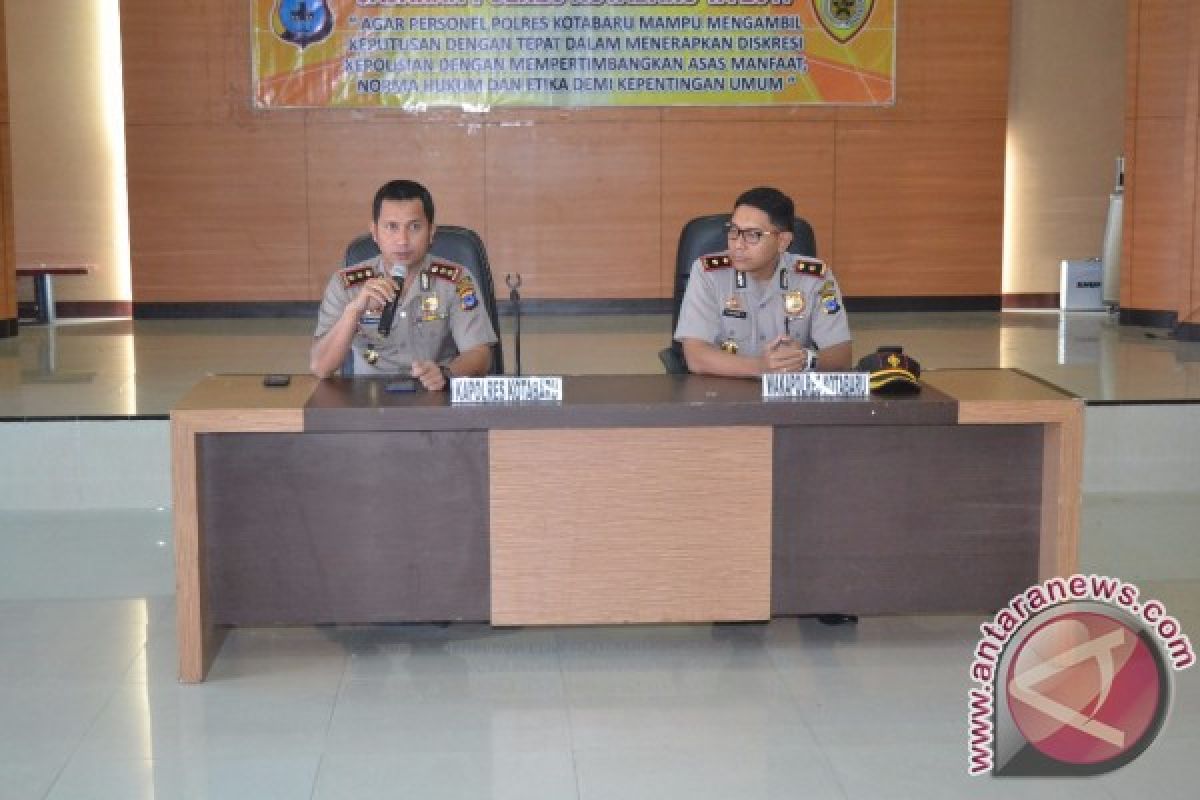 Polres Kotabaru gelar apel operasi patuh 2018