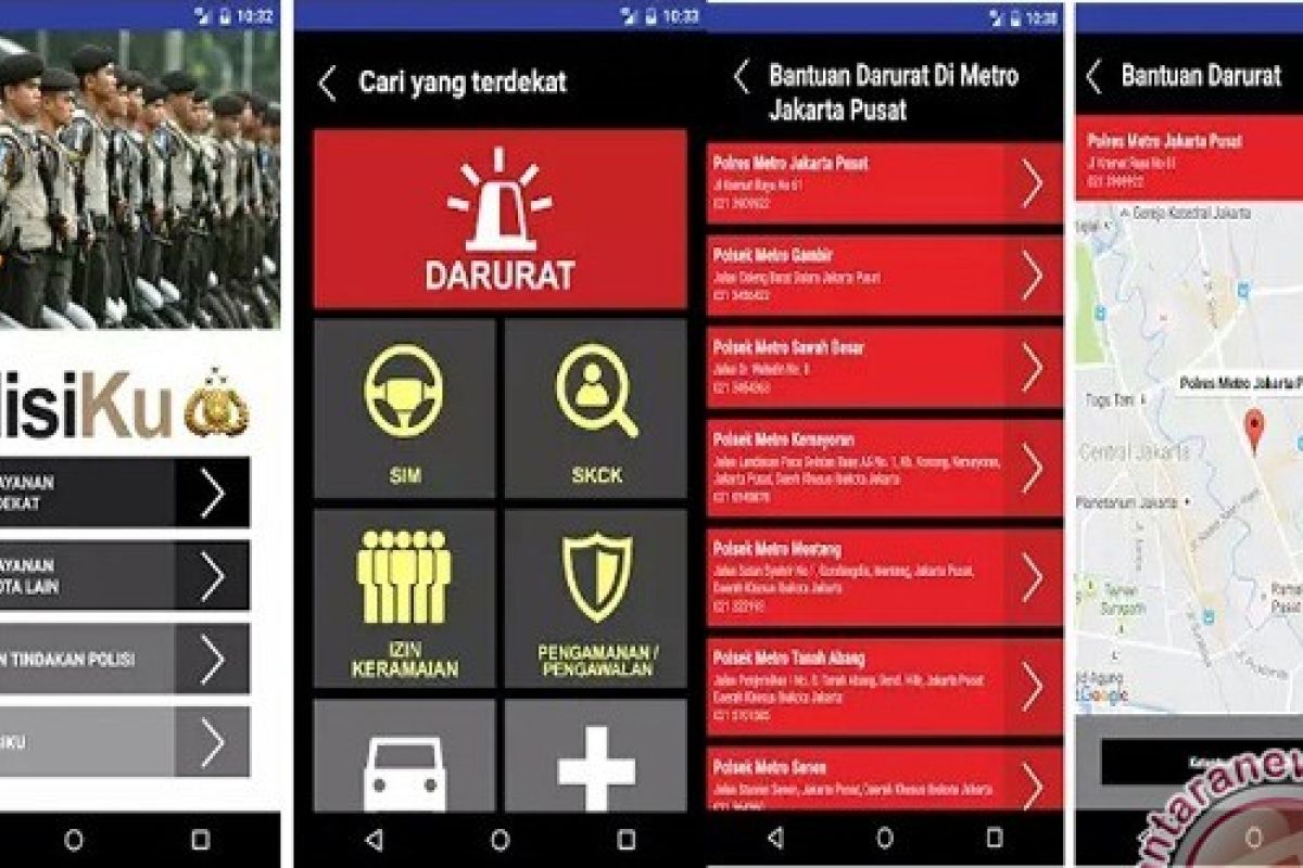 Polres Palu Kampanyekan Aplikasi "Polisiku" 