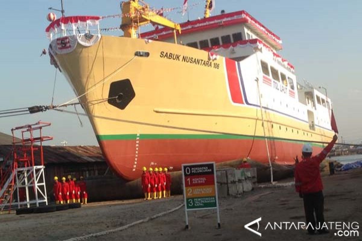 Samudera Shipyard Luncurkan Sabuk Nusantara 106 (VIDEO)