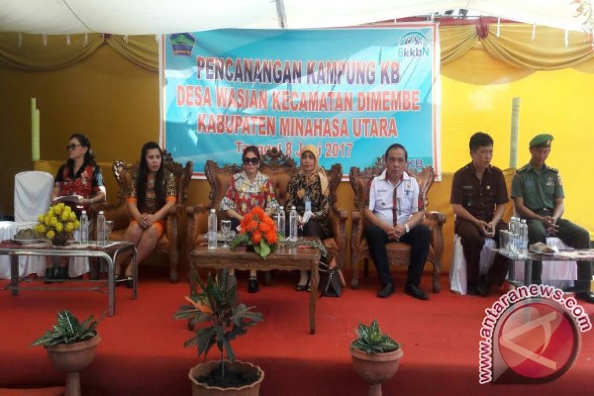 Pemkab Minahasa Utara Canangkan Kampung KB 2017