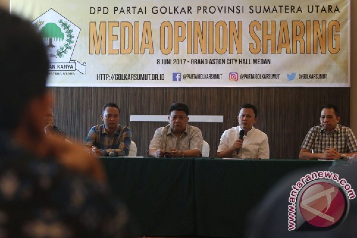 Golkar Sumut Gelar Diskusi Media