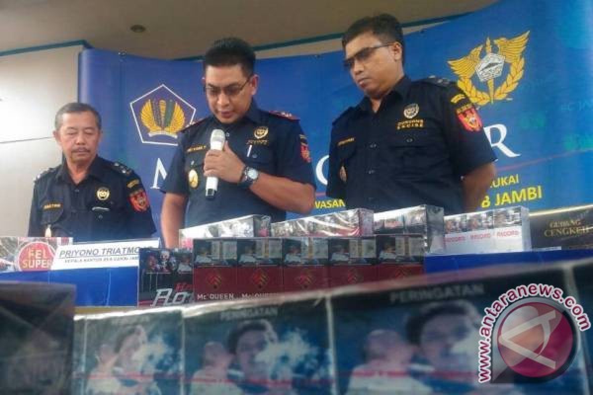 Bea Cukai mengamankan 4,87 juta batang rokok