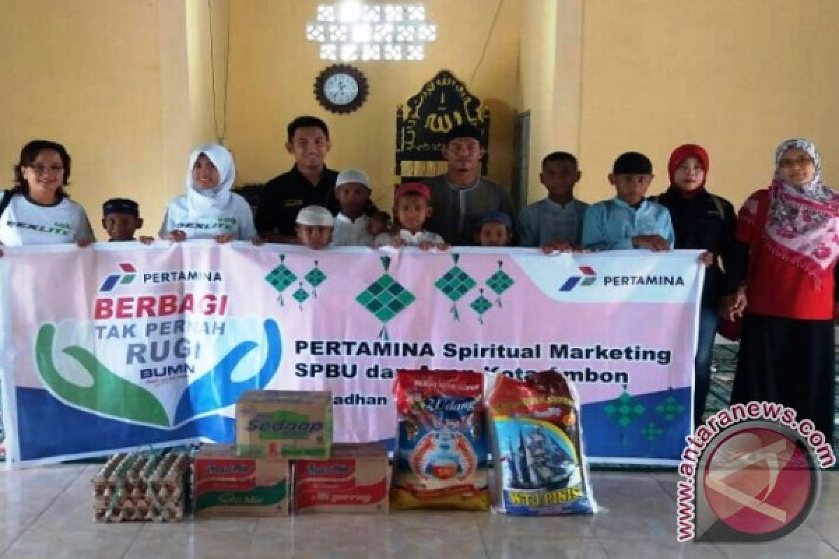 Pertamina Berbagi Kasih dengan 62 Anak Yatim