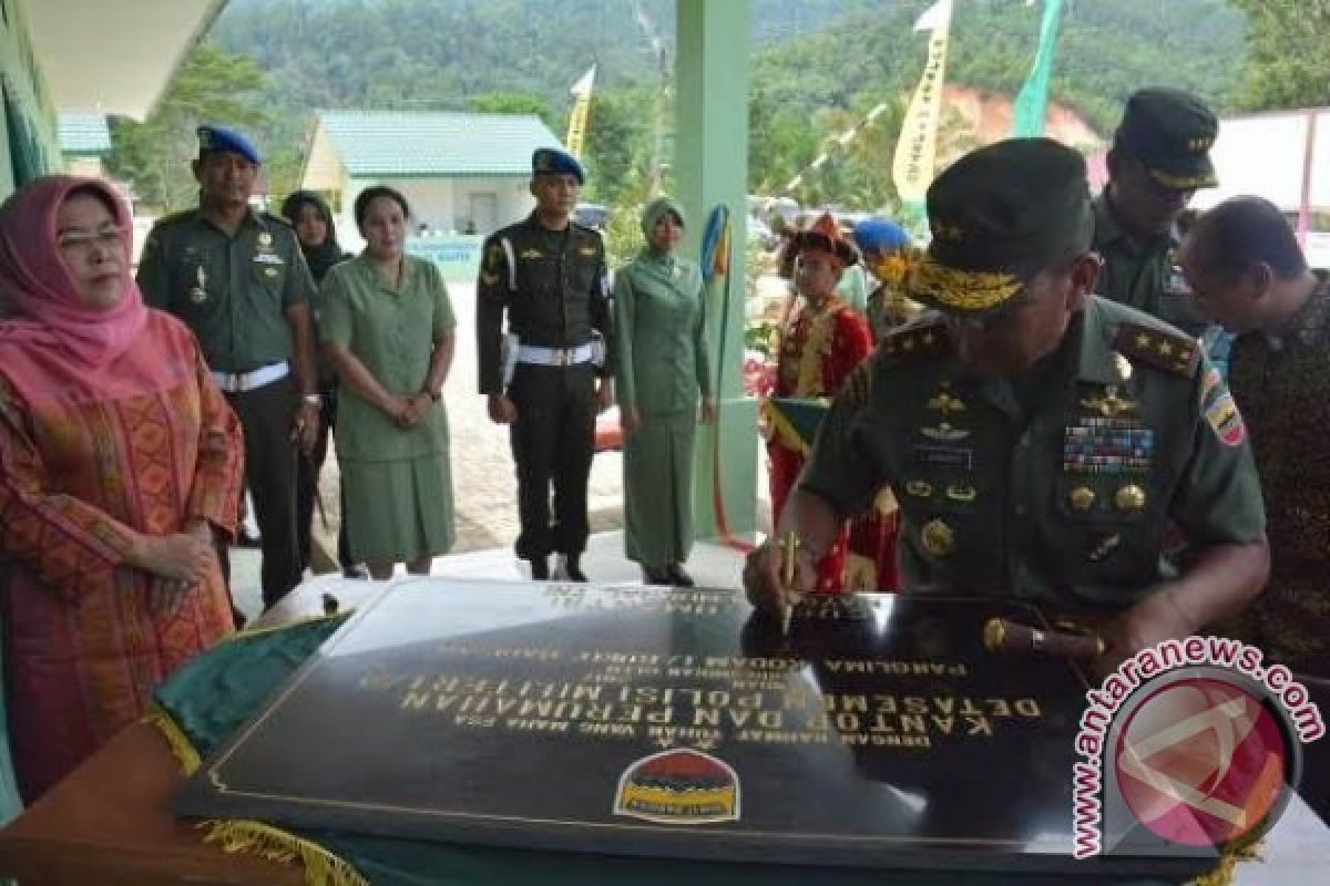 Pangdam Resmikan Kantor Denpom Tapteng