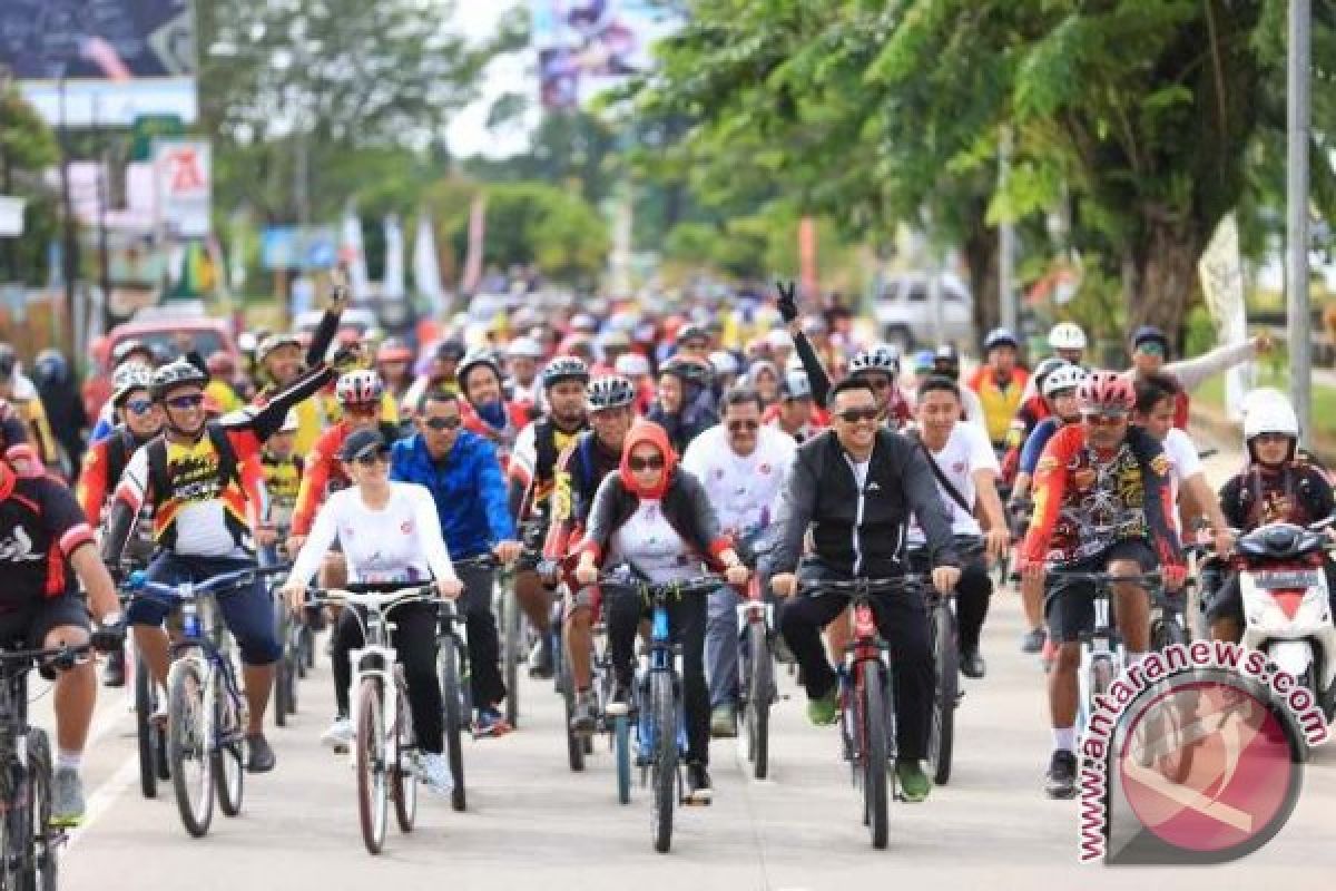 Ribuan peserta ikuti Gowes Pesona Nusantara di Pelaihari