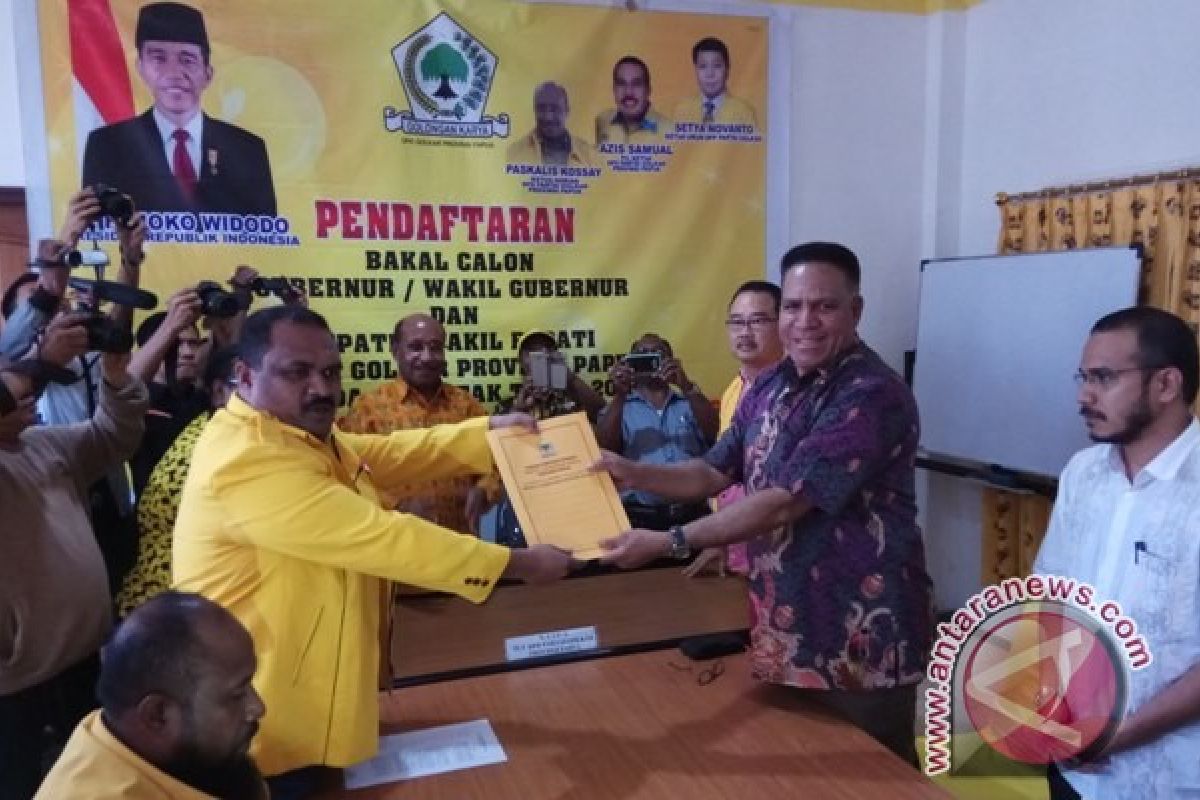 Waterpauw mendaftar di Golkar untuk Pilgub Papua 