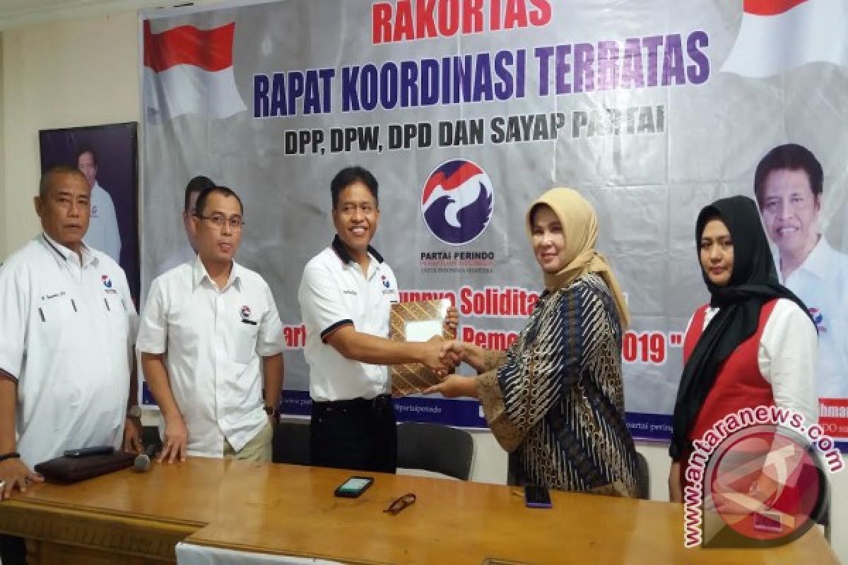 Wali Kota Pagaralam silaturahmi ke DPW Perindo