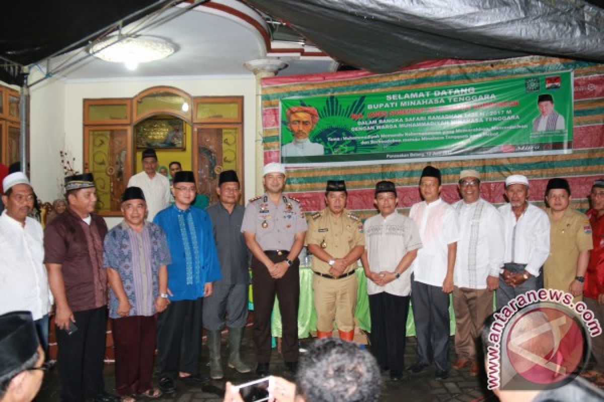 BUPATI BUKA PUASA BERSAMA WARGA MUHAMMADIYAH MINAHASA TENGGARA