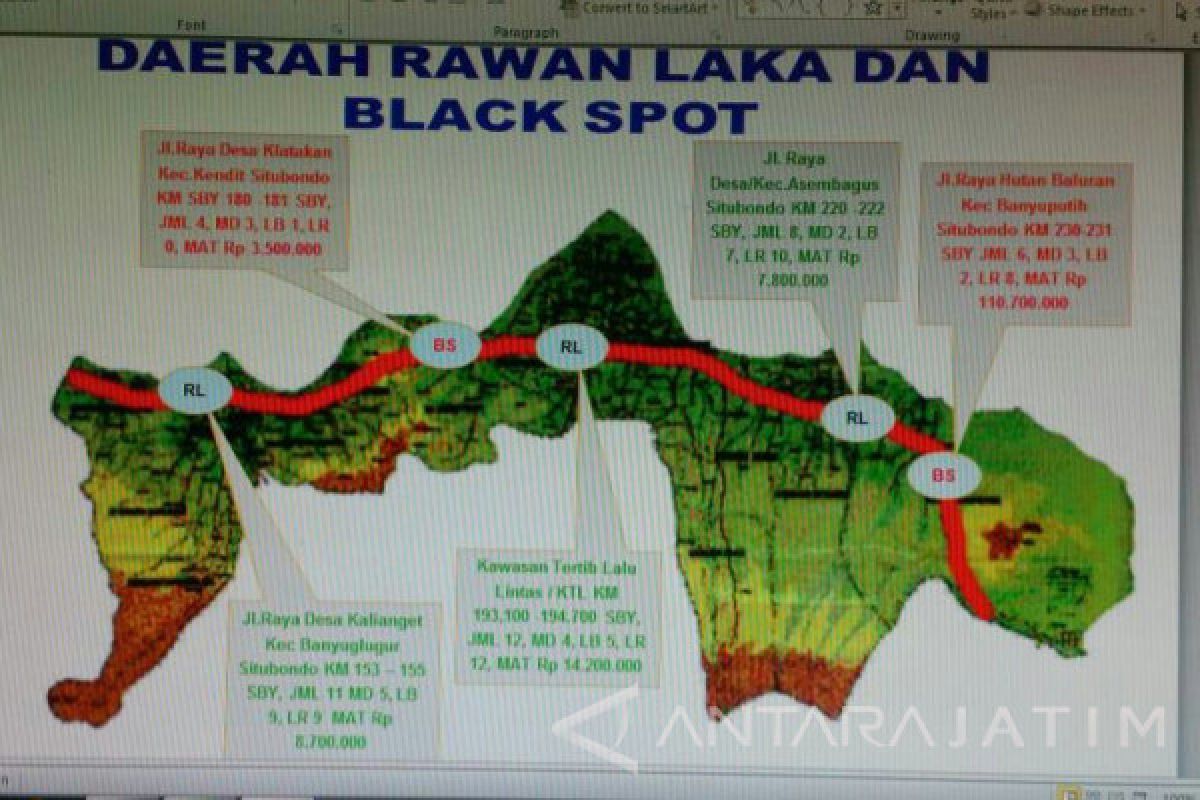 Satlantas Polres Situbondo Petakan Titik Rawan Kecelakaan