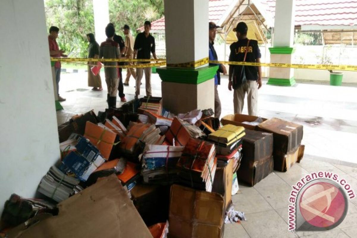 Tim Forensik Selidiki Kebakaran Kantor Wali Kota Kendari 