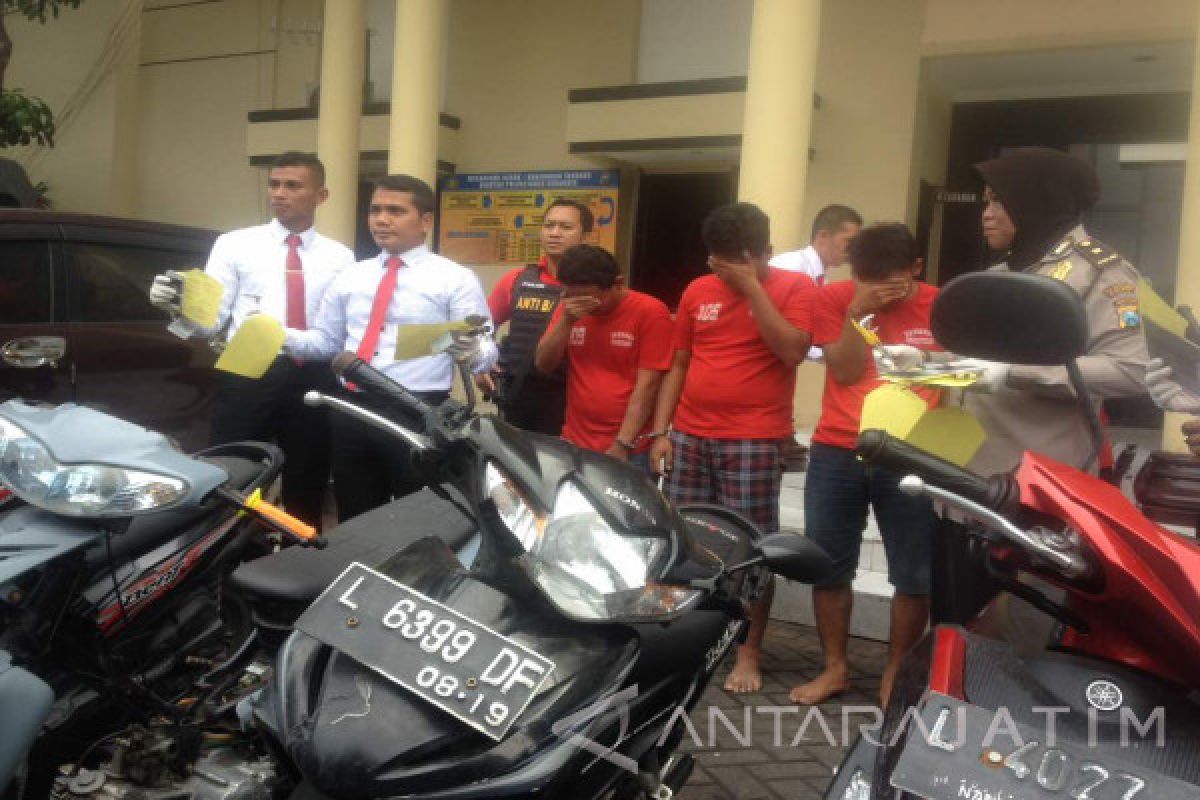 Polisi Bekuk Geng Remaja Pencuri Kendaraan Bermotor