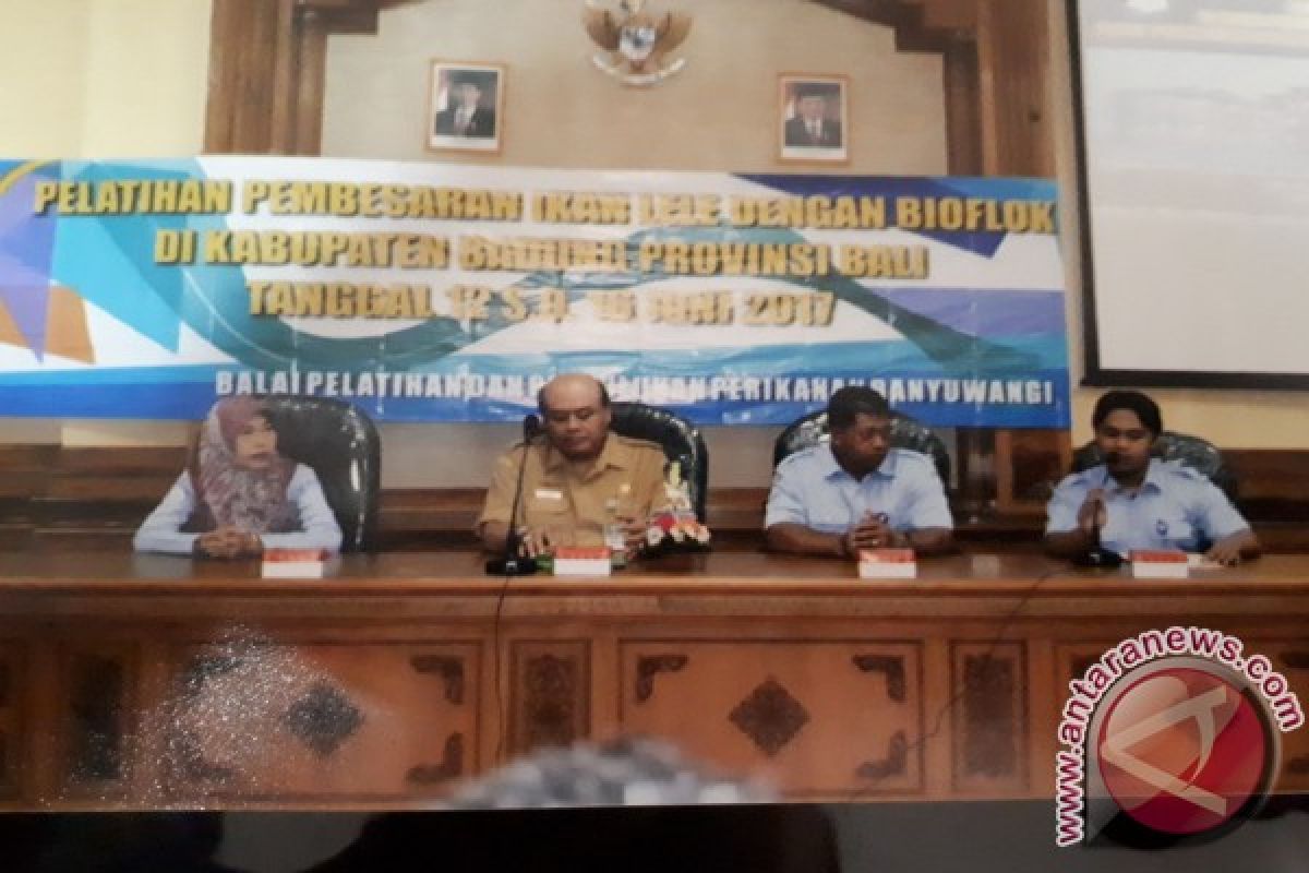 Dinas Perikanan Badung Melatih Petani Membudidayakan Lele