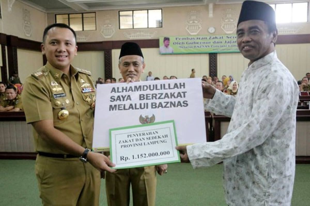 Gerakan Zakat Daerah Lampung Menyasar Potensi Rp1,8 Triliun