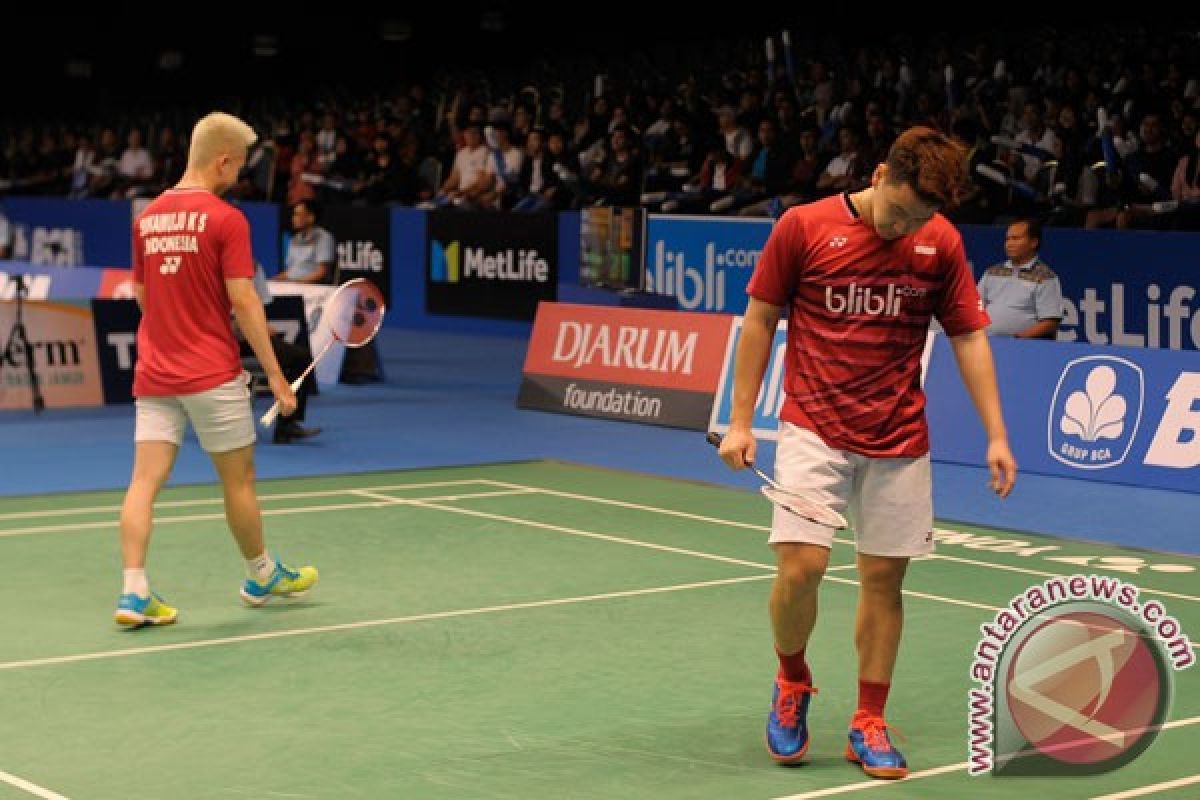 Marcus/Kevin harus puas jadi runner-up Korea Terbuka