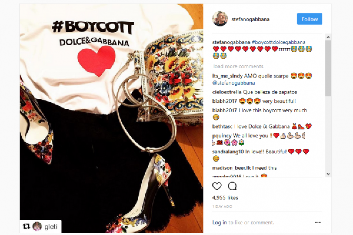 Dukung Melania Trump, Dolce & Gabbana jual kaus #Boycott Rp3 juta-an
