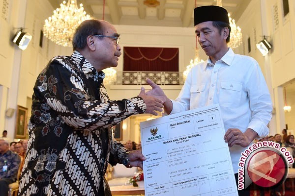  Presiden Jokowi Luncurkan Bayar Zakat di Agen Laku Pandai