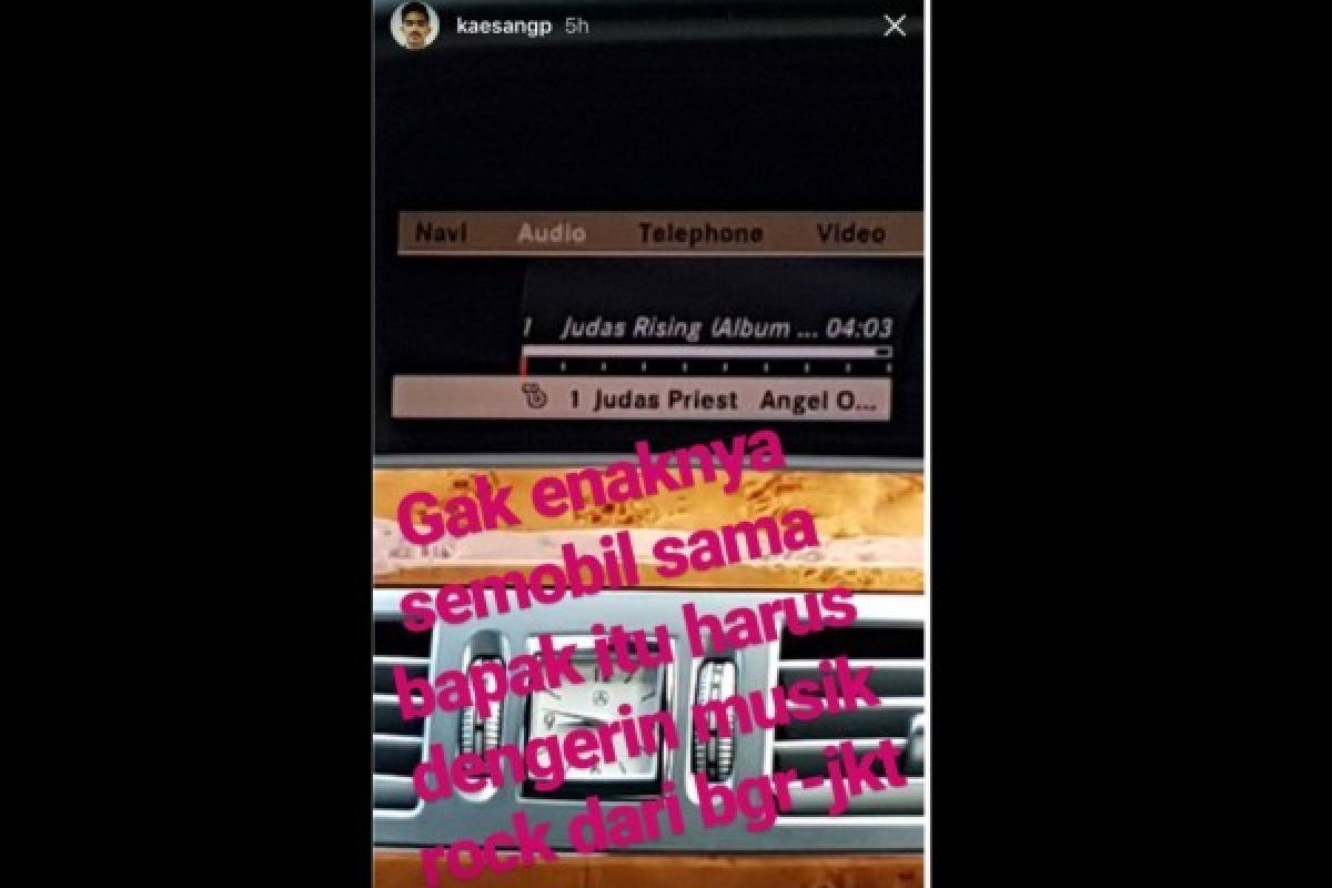 Kaesang Curhat Soal Selera Musik Bapaknya