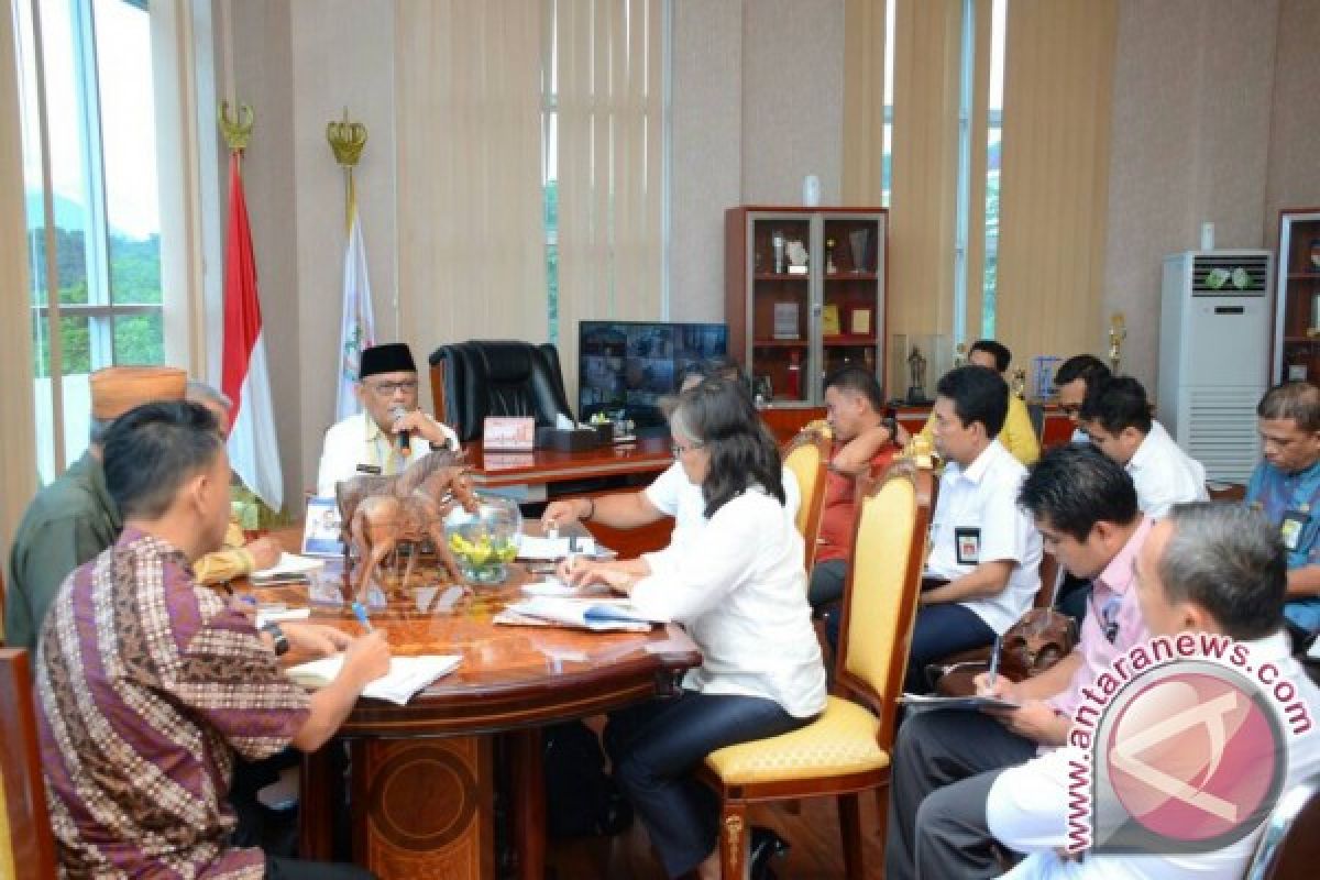 Gubernur Gorontalo Rakor Bahas Proyek Strategis Nasional 