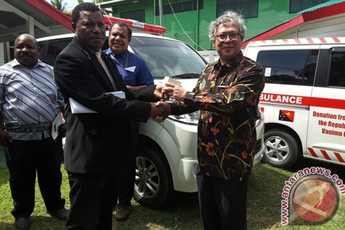 Indonesia serahkan dua ambulans ke Otoritas Kesehatan PNG 