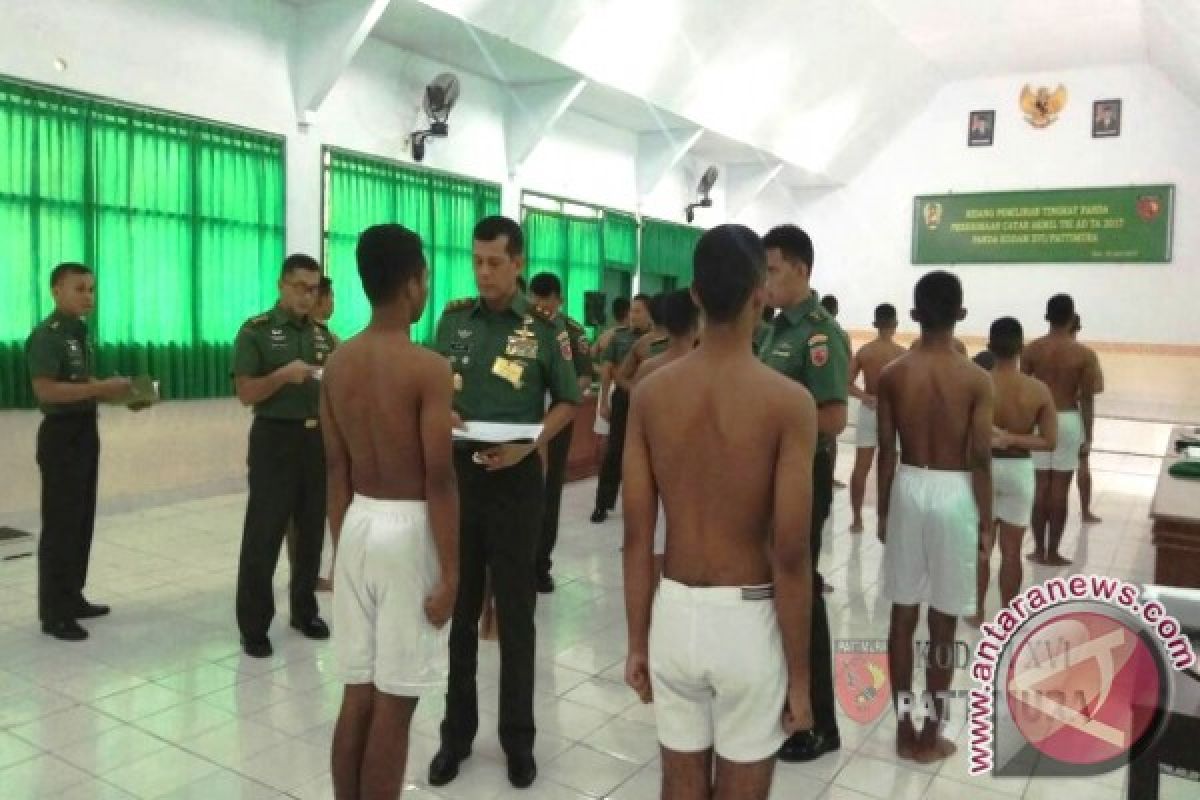 Pangdam Pimpin Sidang Pemilihan Calon Taruna Akmil