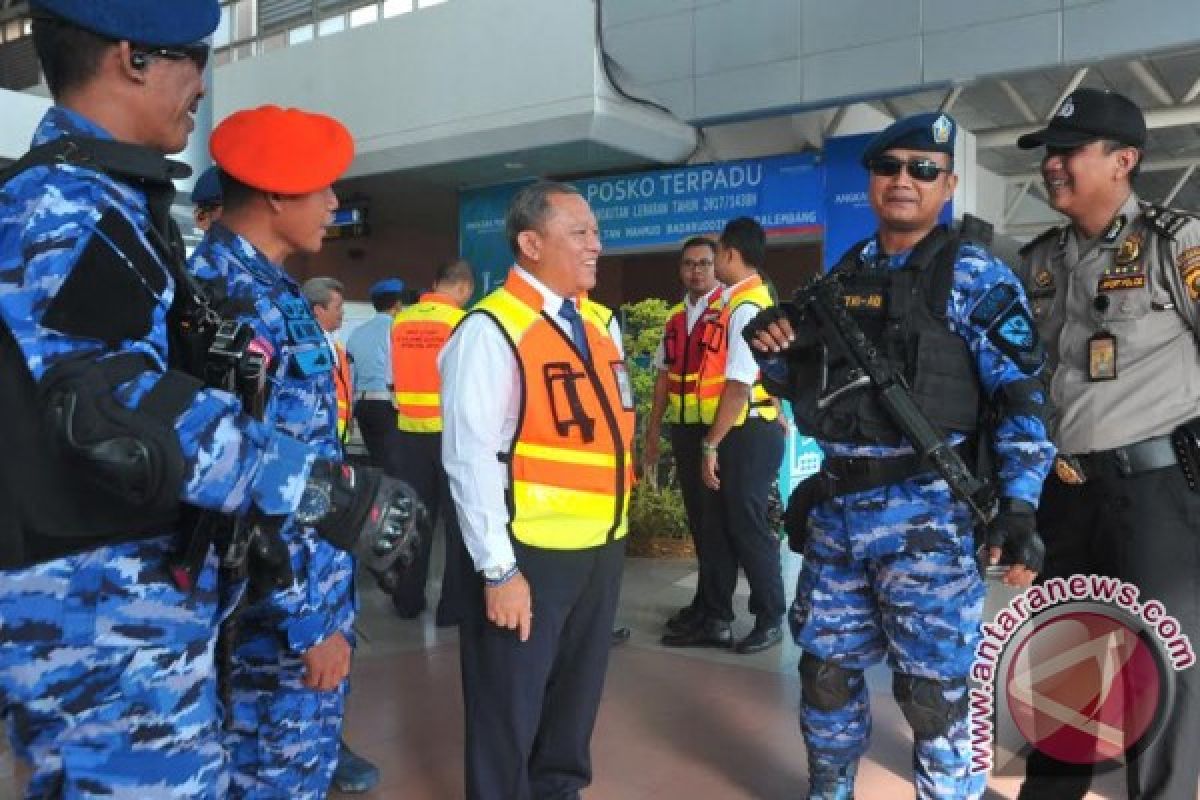 Posko mudik Bandara Palembang mulai beroperasi