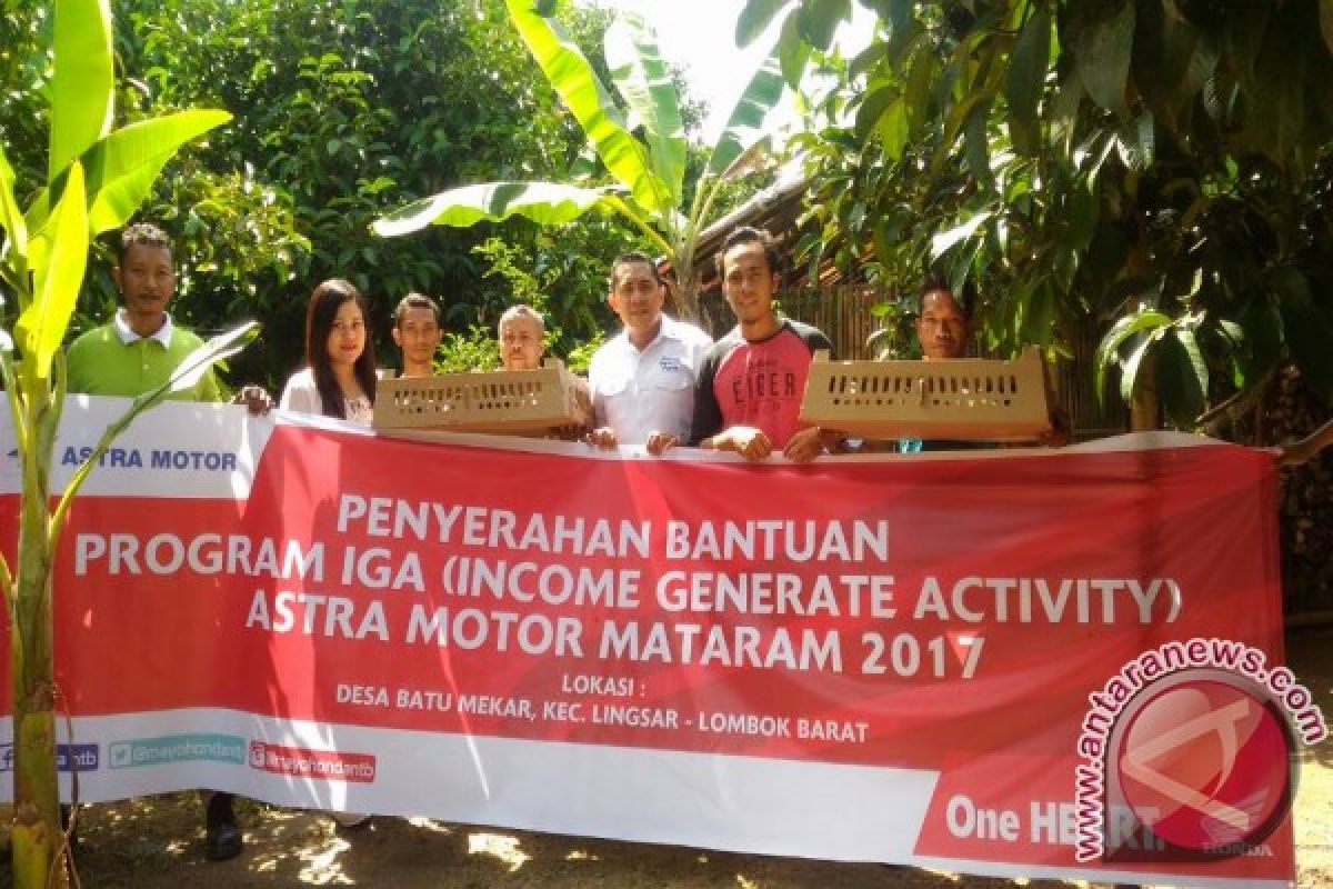 Astra Berdayakan Warga Lombok Barat Berwirausaha Unggas 
