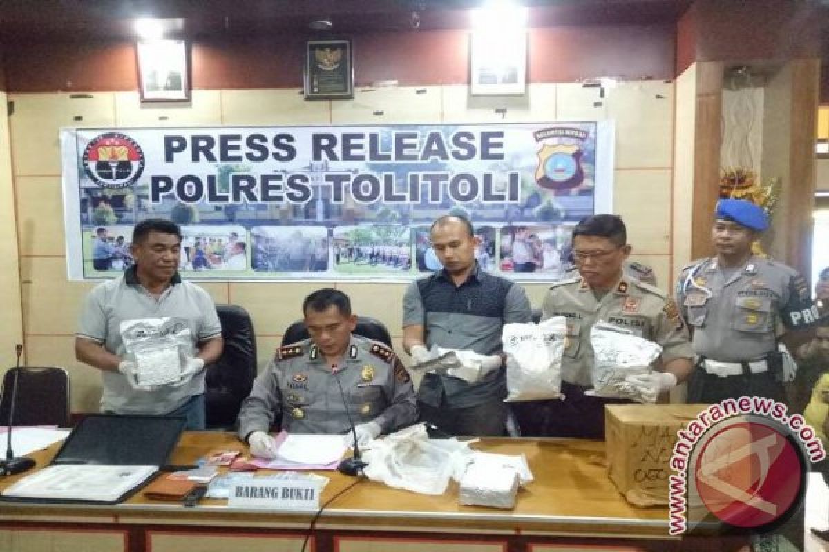 Polres Tolitoli Sita 5,10 Kg sabu, terbesar se-Indonesia Timur