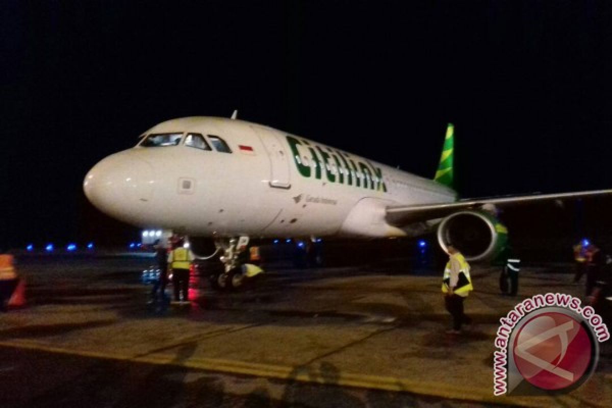 Citilink Mendarat Perdana di Bandara Haluoleo 