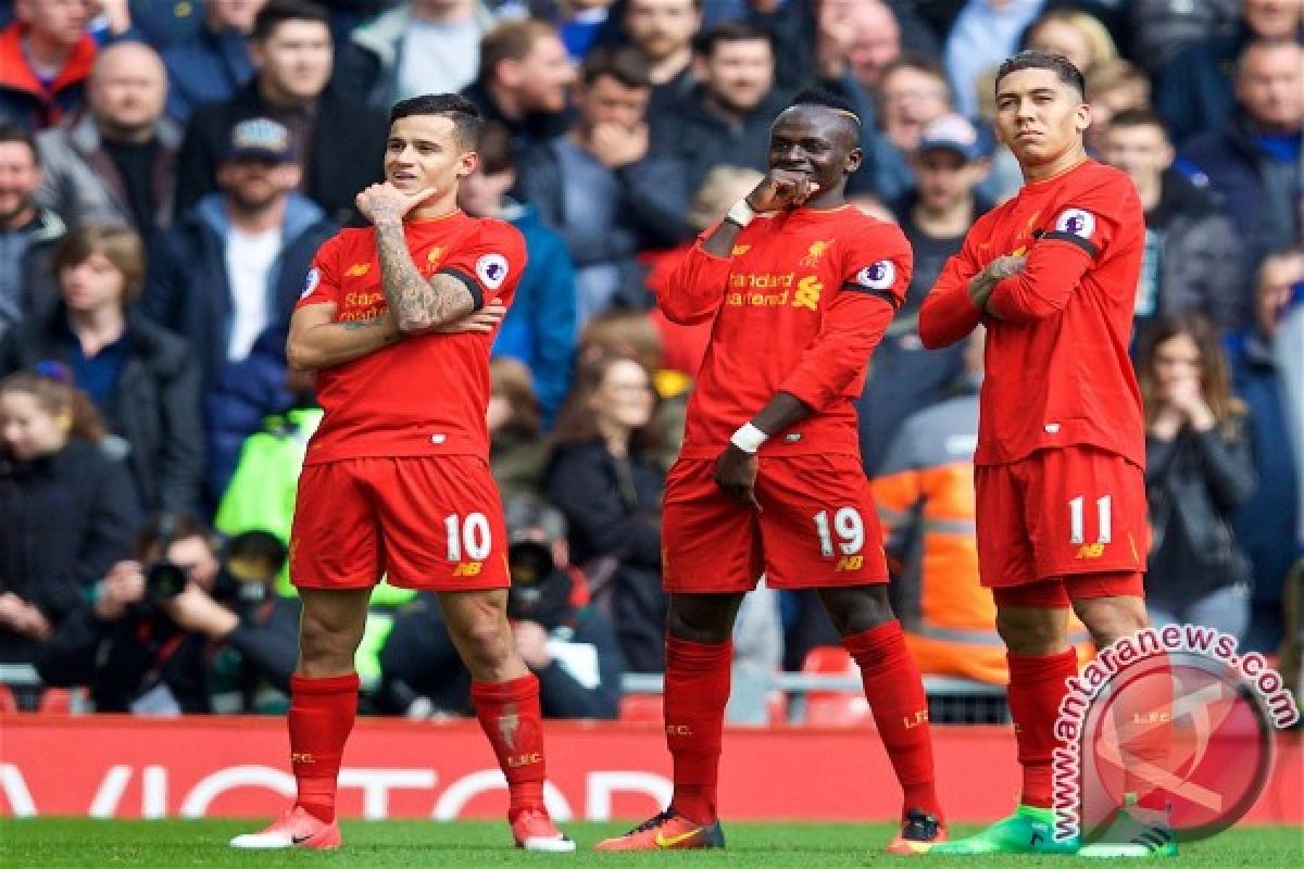 Liverpool amankan posisi empat berkat kemenangan 4-0 di Bournemouth