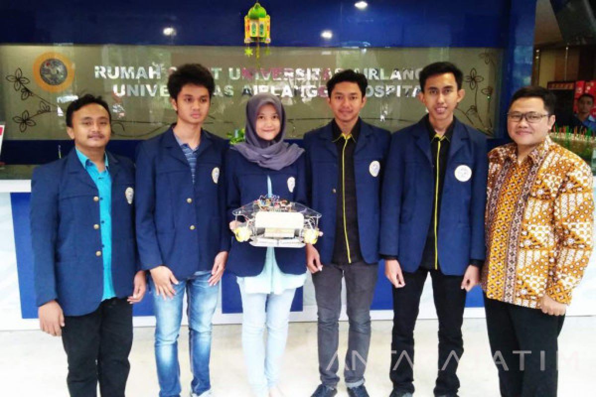 Mahasiswa Unair Ciptakan Robot Pintar Pensteril Bakteri 