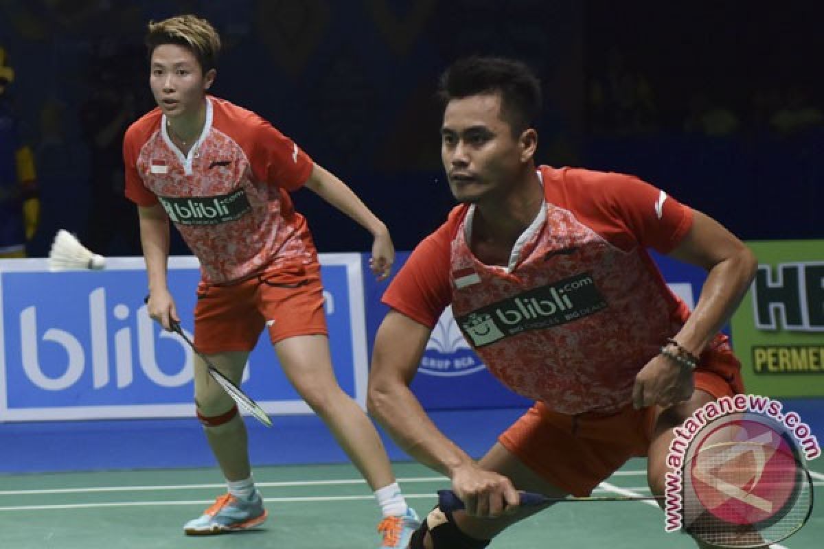 Tontowi/Liliyana genapkan empat perempatfinalis RI pada Prancis Terbuka