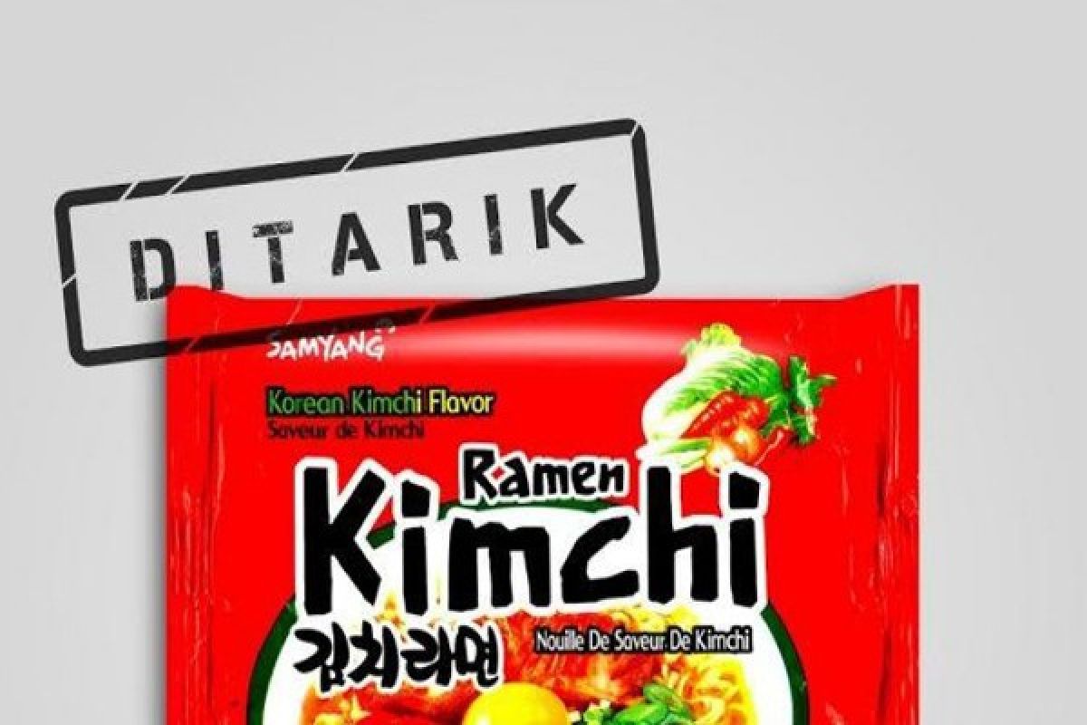 BBPOM Bandarlampung Tarik Produk Mi Asal Korea 