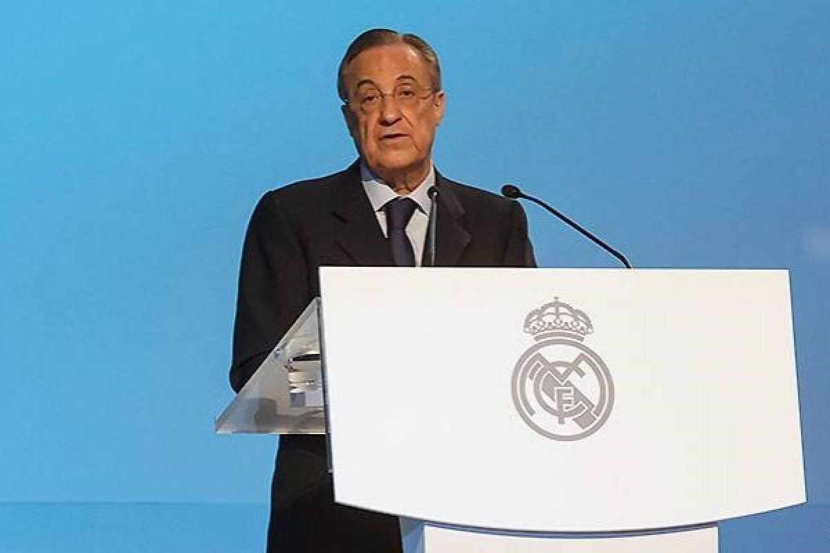 Presiden Real Madrid Florentino Perez positif terinfeksi COVID-19
