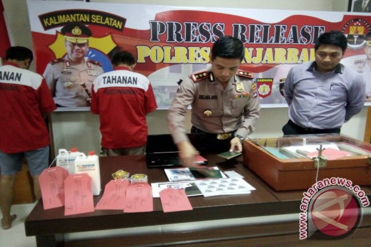 Polres Banjarbaru Gulung Komplotan Pemalsu Surat