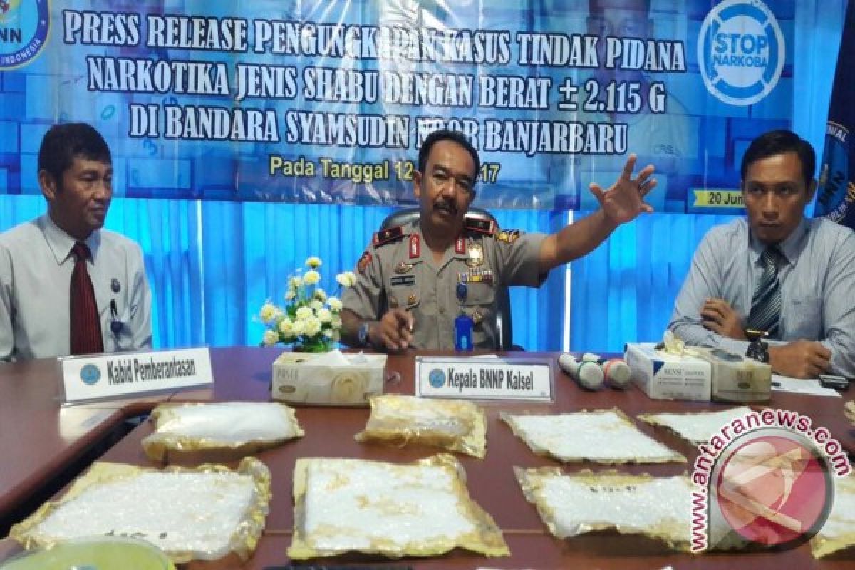 Dua Kilogram Sabu-sabu Dikemas Dalam Kardus