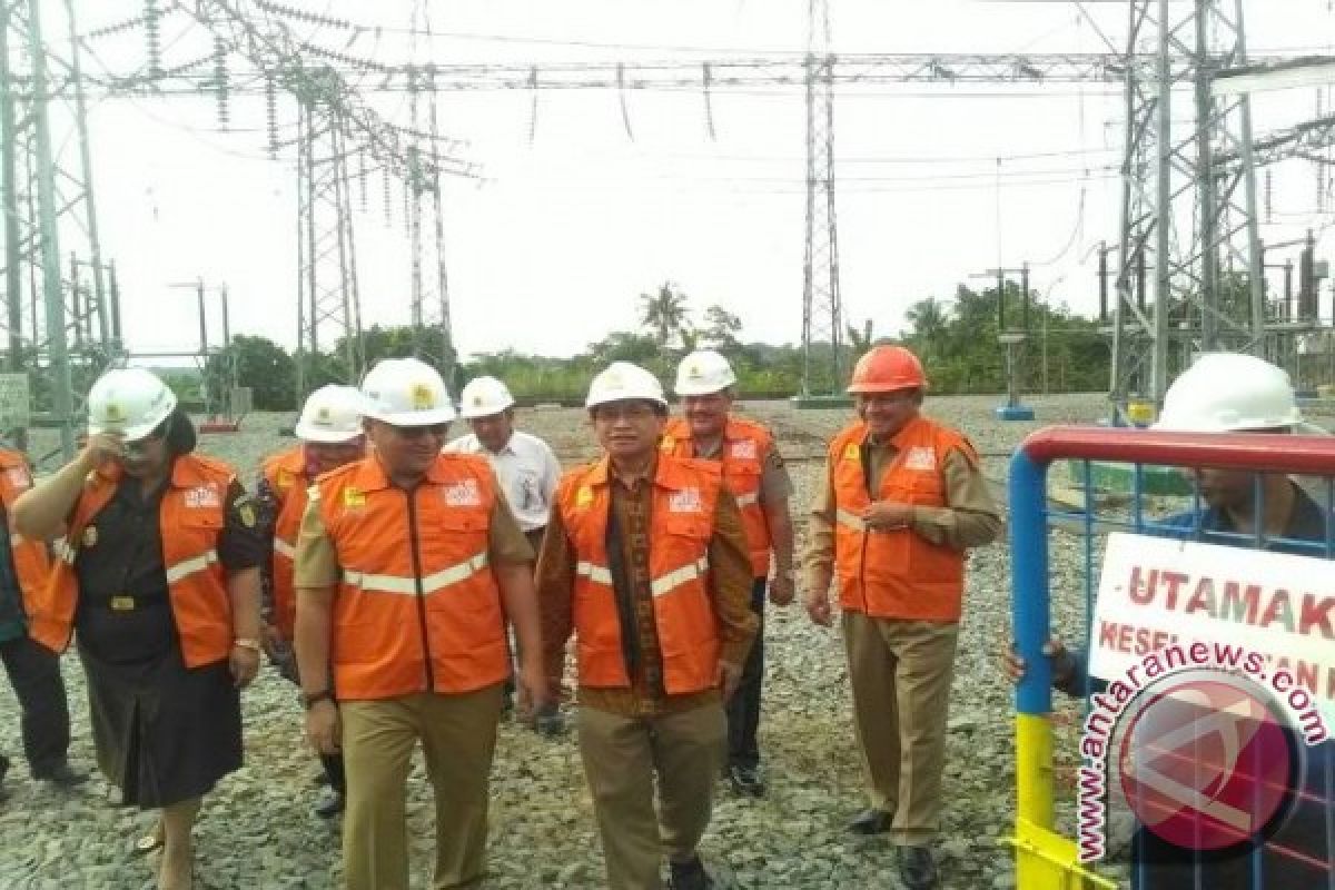 Gubernur Erzaldi Rosman Resmikan SUTT 150 kV Koba-Pangkalpinang-Kelapa