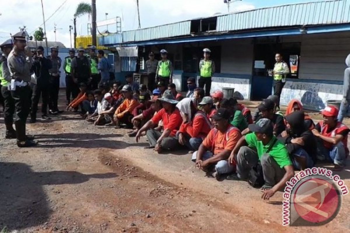 Ini 33 Jukir Liar yang Berhasil Diamankan Polres Kotim