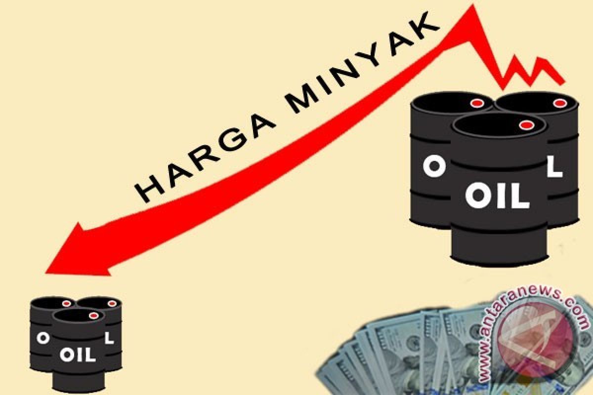 Harga minyak AS turun