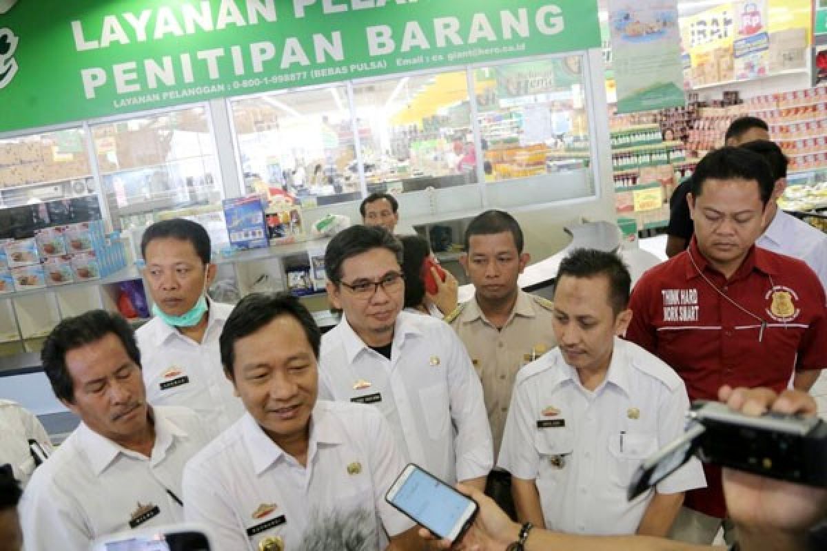 Tim Keamanan Pangan Lampung Memantau Pasar Dan Supermarket