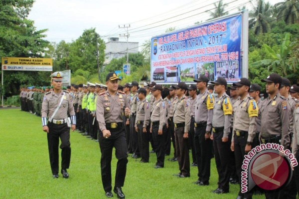 Polres HSS Gelar Pasukan Operasi Ramadniya Intan 2017
