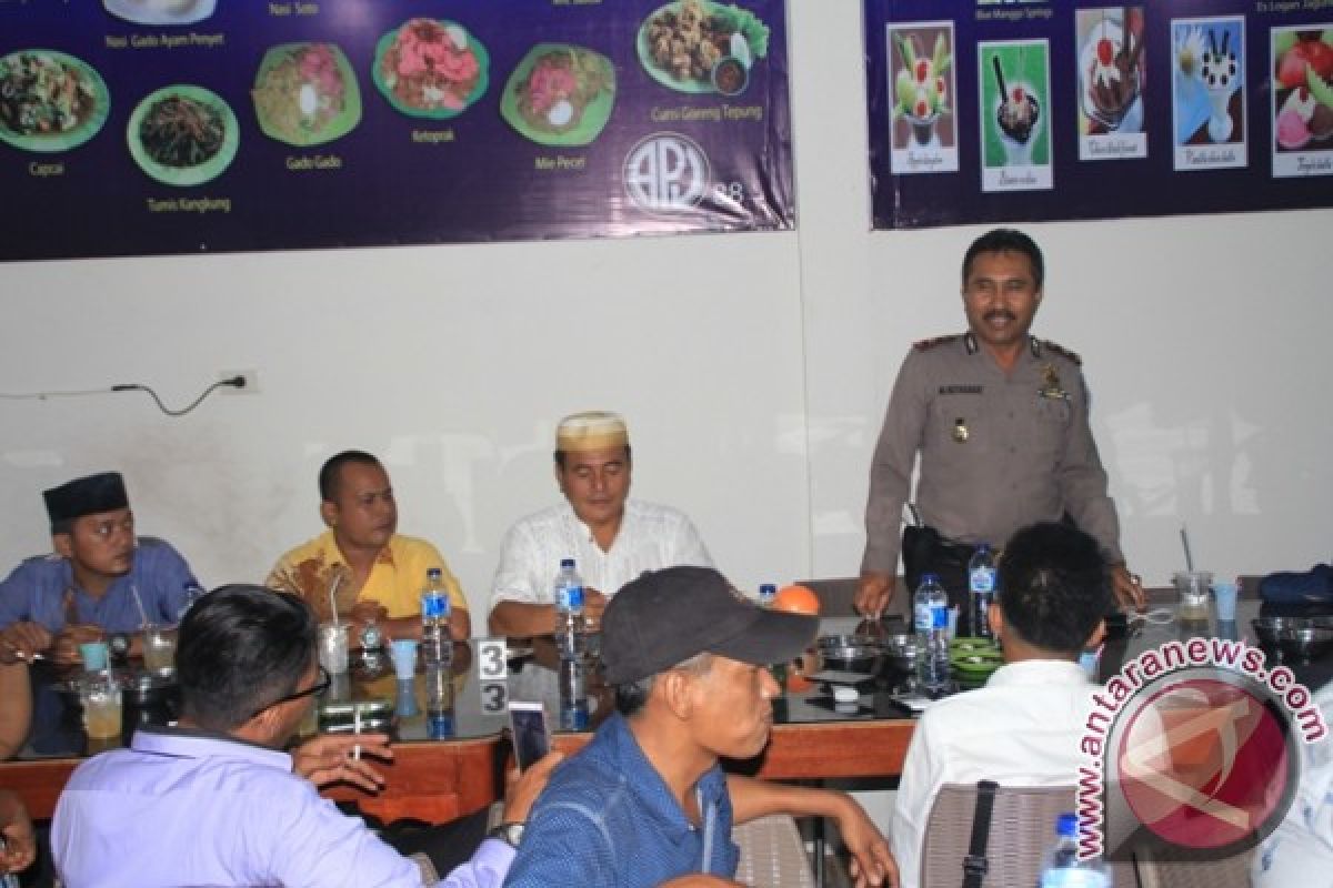 Polres Madina Buka Puasa Bersama Dengan Wartawan