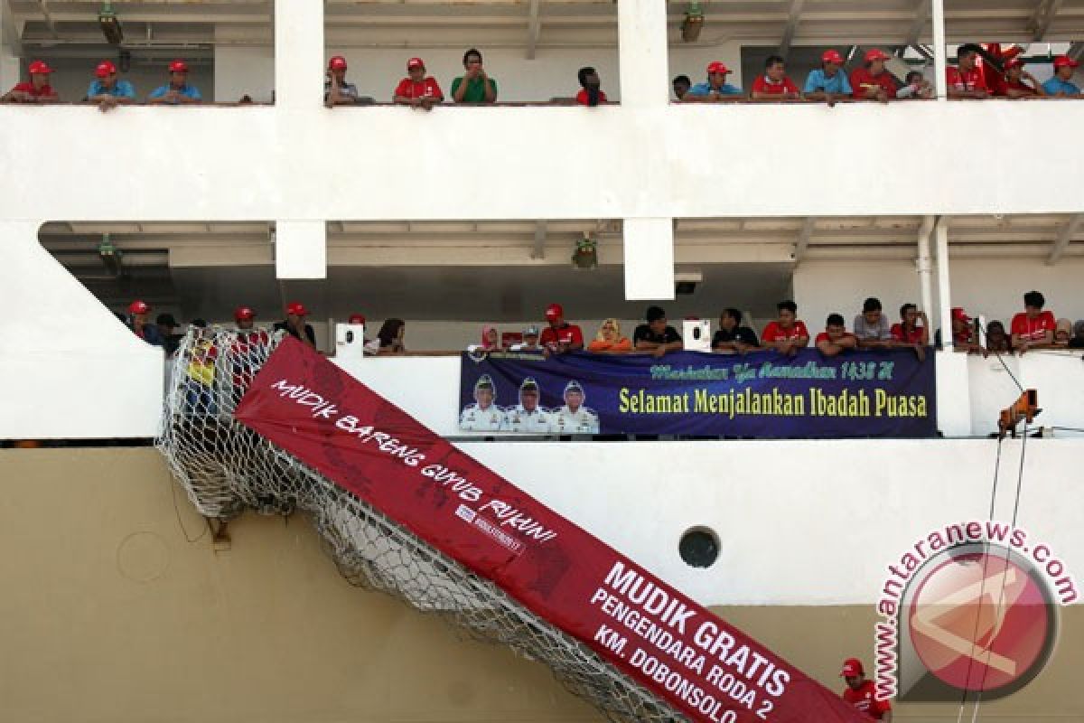 Arus balik di Pelabuhan Belinyu sepi penumpang