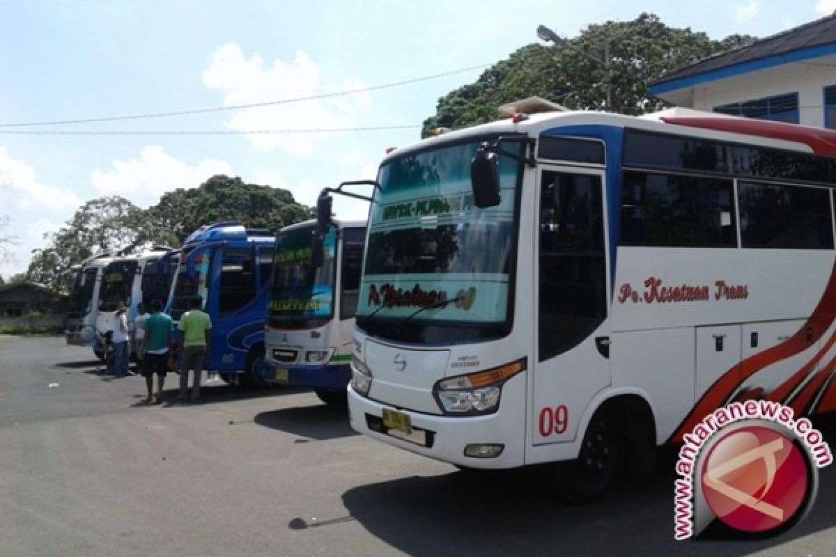 Jumlah Penumpang Bus di Terminal Girimaya Pangkalpinang Meningkat