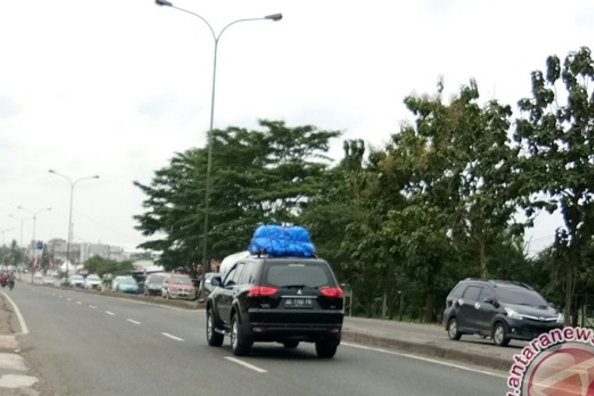 Kepadatan arus mudik di Jalinsum mulai berkurang