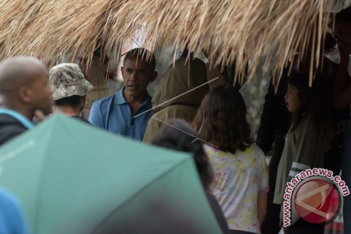 Rombongan Obama Kunjungi Objek Wisata Jatiluwih (Video)