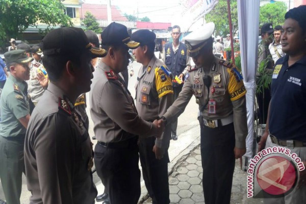 Lebaran 2017 - Polisi Fokus Amankan Jalur Perlintasan Di Banjarbaru 