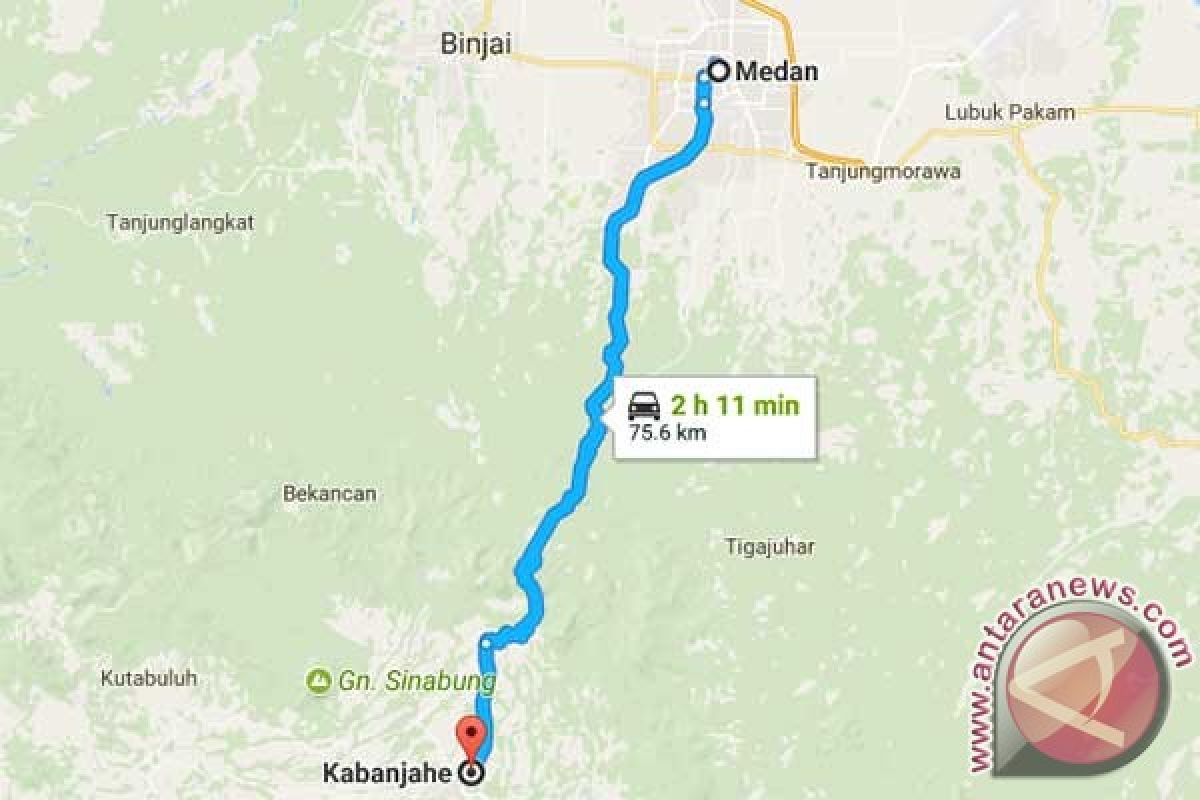 Jalan lintas Sumatera Kabanjahe-Medan lengang