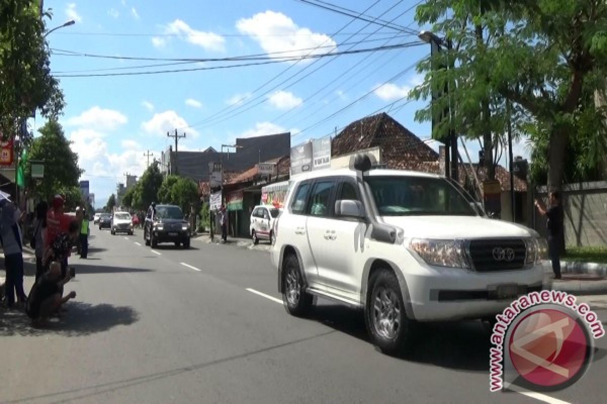 Rombongan Obama tiba di Yogyakarta 