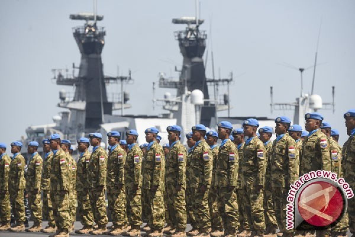 Pasukan Unifil Indonesia Silaturahmi Bersama Rayakan Idul-Fitri